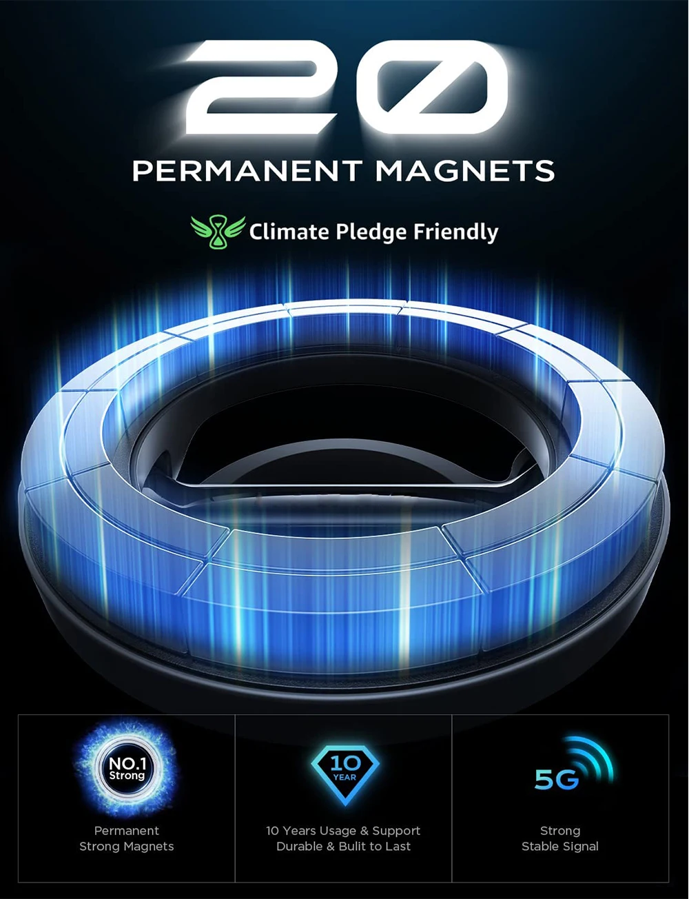 š„Magsafe Car Mount Magnetic Ring Holder