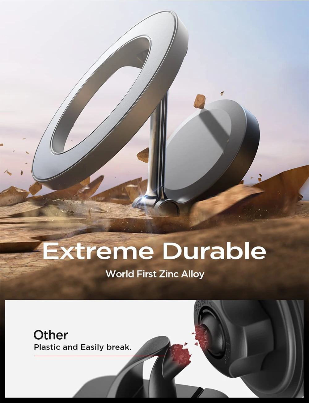 š„Magsafe Car Mount Magnetic Ring Holder