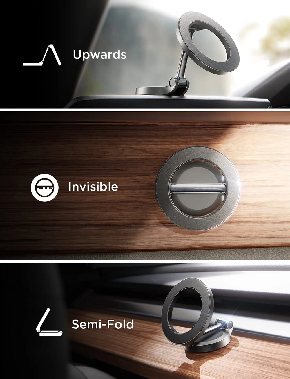 š„Magsafe Car Mount Magnetic Ring Holder