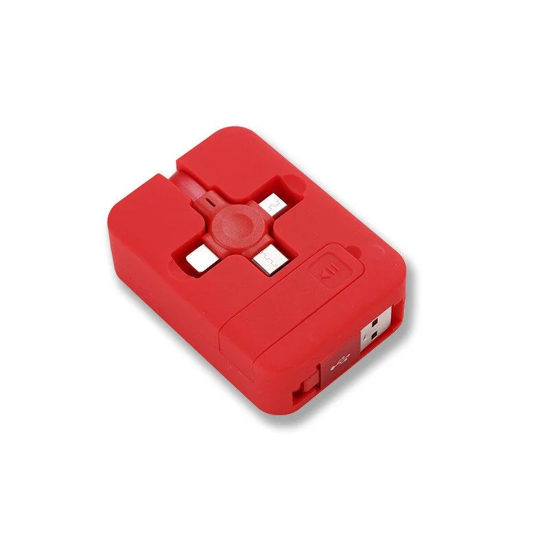 4-in-1 Retractable USB Charging Cable