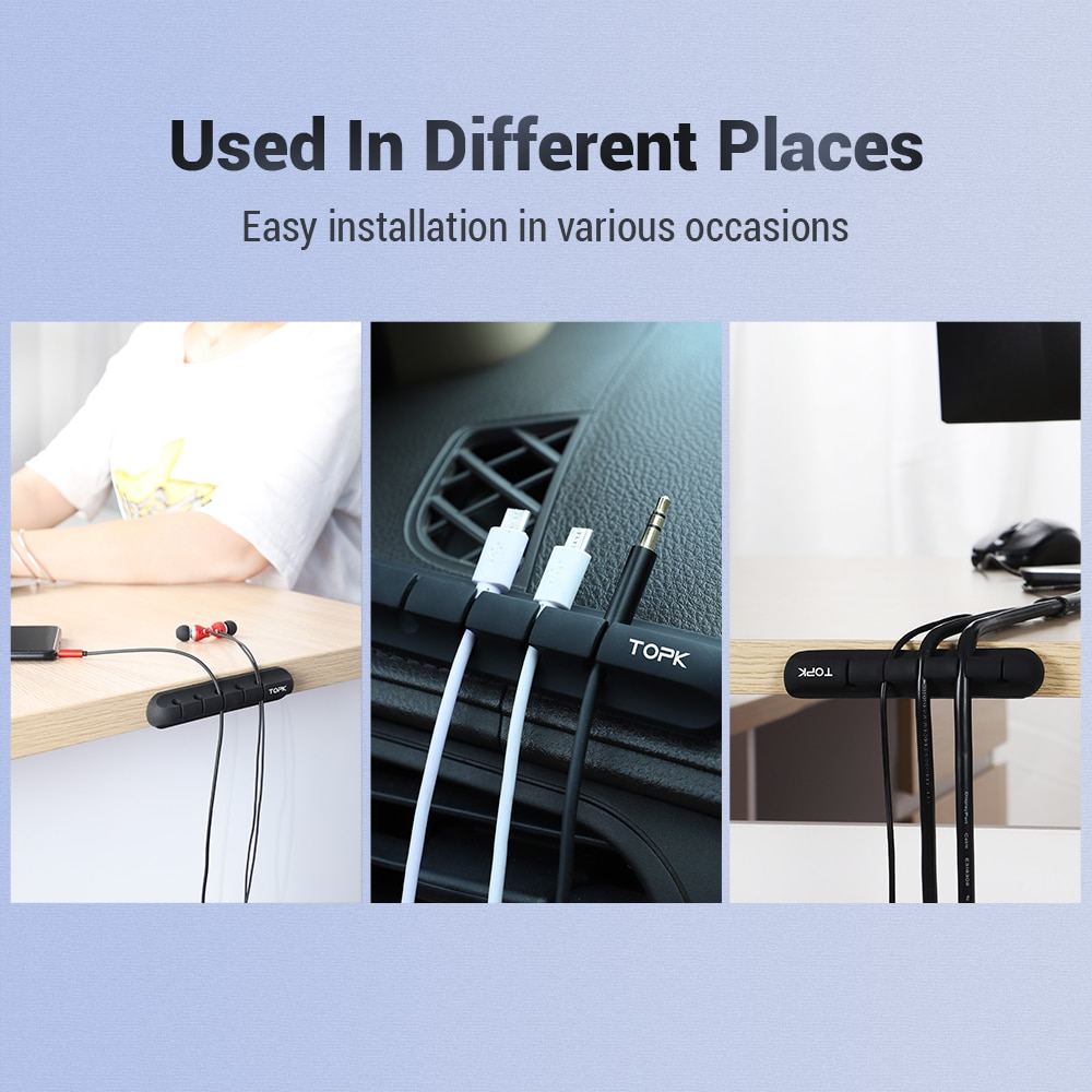 Silicone USB Cable Organizer