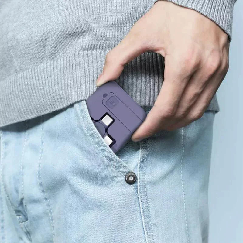4-in-1 Retractable USB Charging Cable